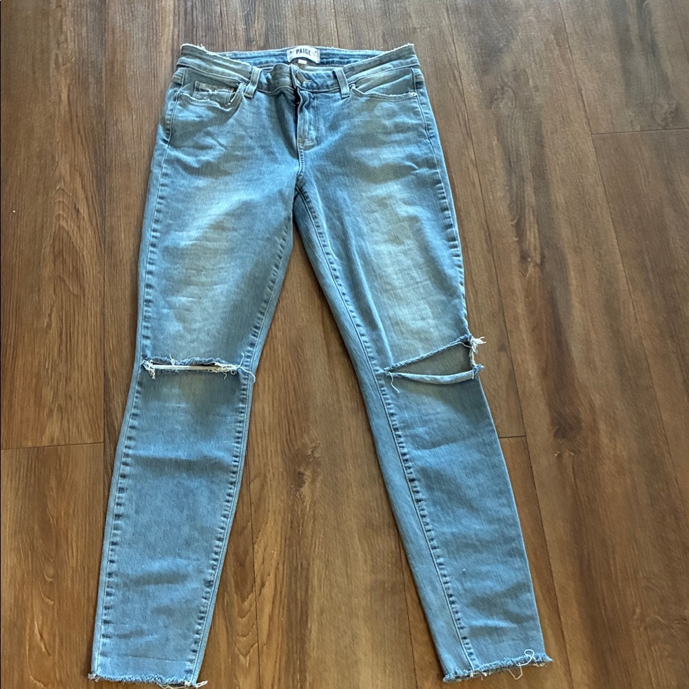 PAIGE Verdugo Ankle Jeans Quiet Luxury W28 - Picture 2 of 7